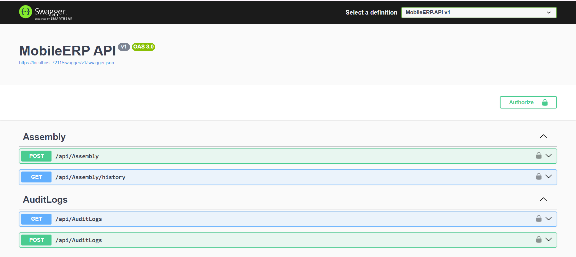 Apex ERP Backend Enterprise .NET 8 Manufacturing API project screenshot 8